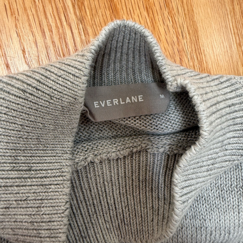 Everlane Light Gray Knit Pullover - image 2